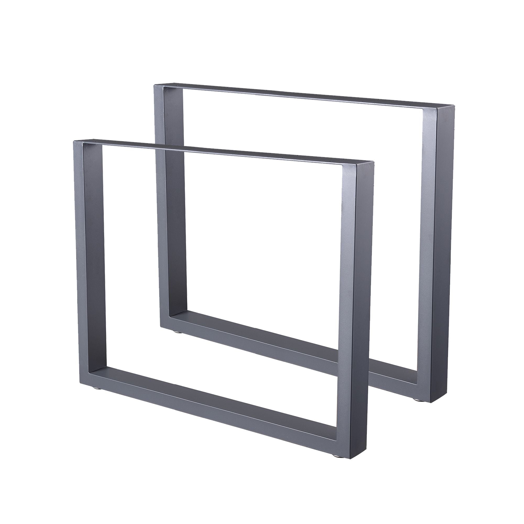 Pieds de table, lot de 2, 90 x 72 cm, métal