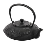 Théière de style asiatique, 1,2 litre, en fonte, avec passoire en acier inoxydable incluse