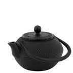 Asian-style teapot, 1.2 liters, cast iron, including stainless steel strainer insert