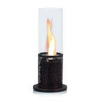 Cheminée de table, Ø 20 x 50,5 cm, flamme tourbillonnante n° 1