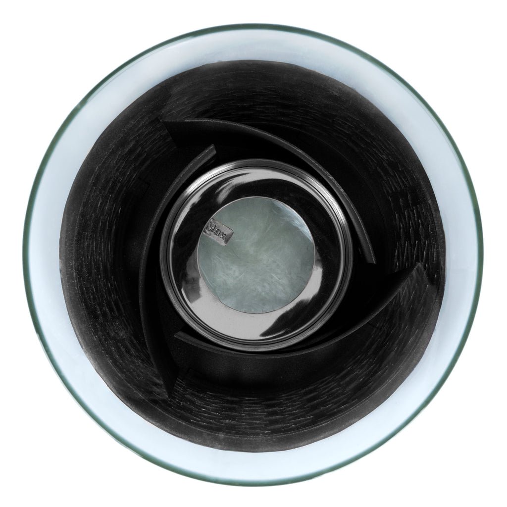 Tabletop fireplace, Ø 20 x 50.5 cm, swirling flame #1