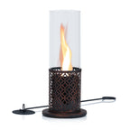 Cheminée de table, Ø 20 x 50,5 cm, flamme tourbillonnante n° 2