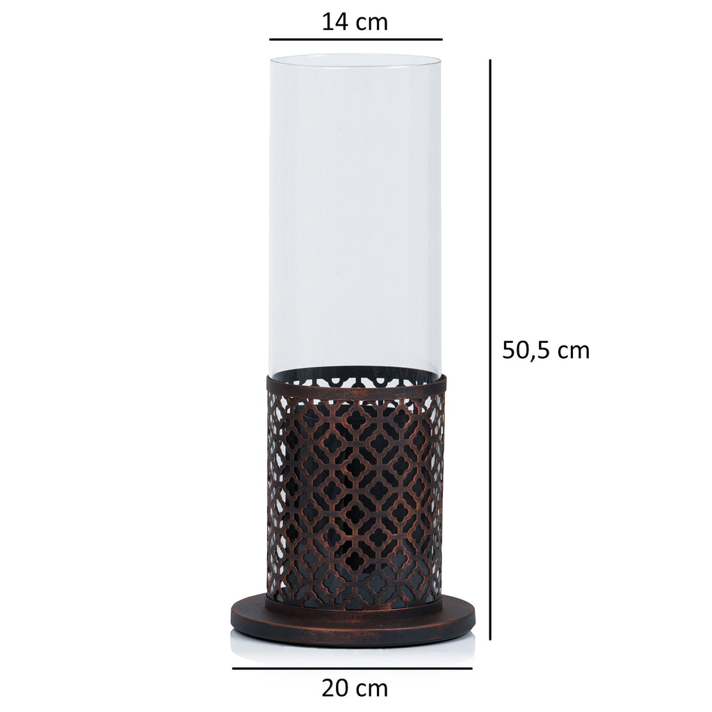 Tabletop fireplace, Ø 20 x 50.5 cm, swirling flame #2