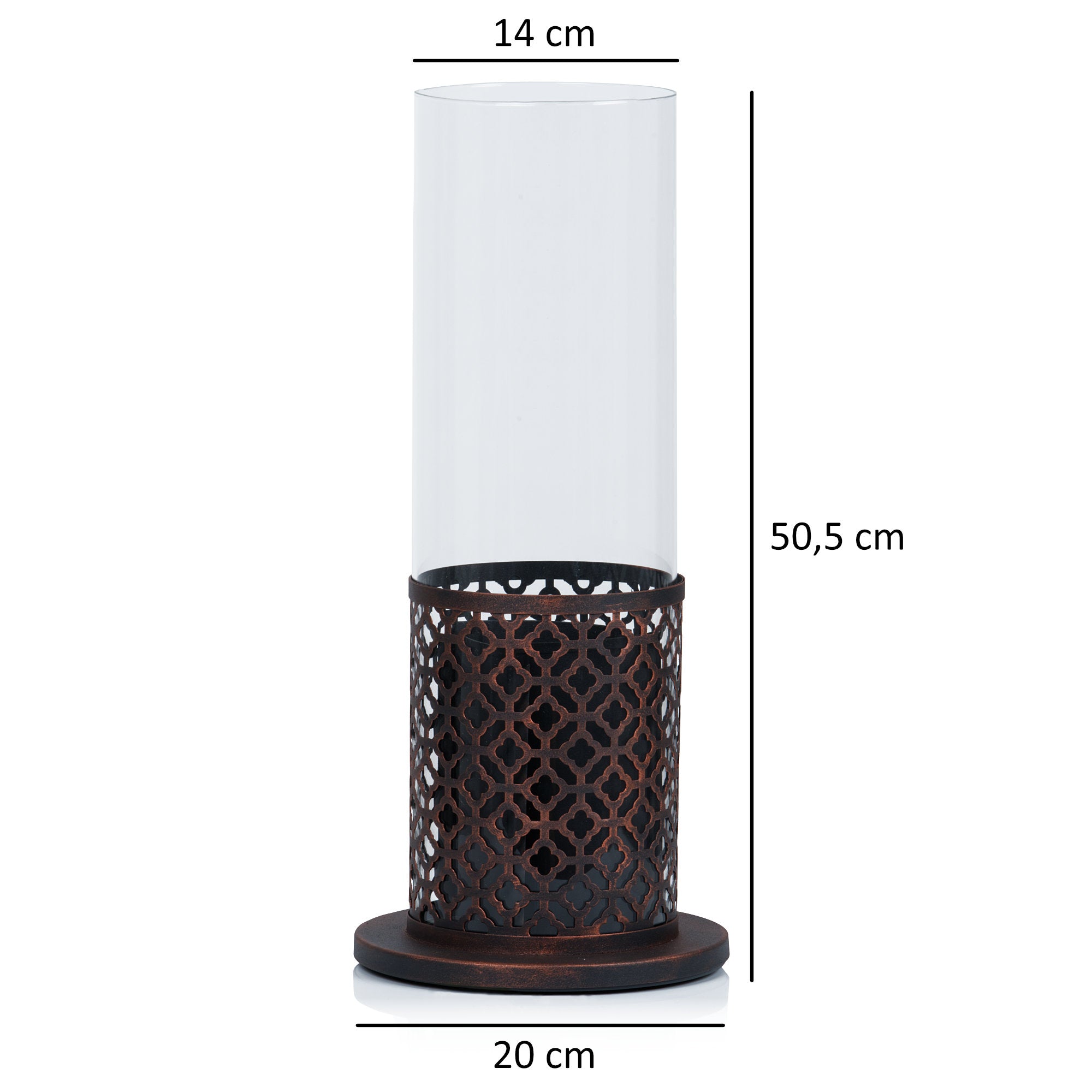 Tabletop fireplace, Ø 20 x 50.5 cm, swirling flame #2