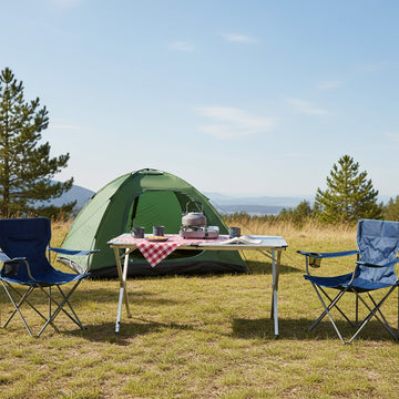 campingtisch 140x70 Campingtisch, Aluminium, 140 x 70 x 70 cm, 4 Personen, faltbar – CS-Trading cold weather poncho AREBOS Kühlboxen – Kühlbox Color:Smoke White