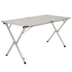 Table de camping en aluminium, 140 x 70 x 70 cm, 4 personnes, pliable