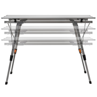 campingtisch 90 x 90 Campingtisch, 90,5 x 51,5 cm, faltbar, höhenverstellbar – CS-Trading