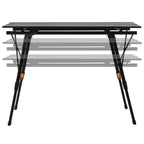 Table de camping, 90,5 x 51,5 cm, pliable, réglable en hauteur