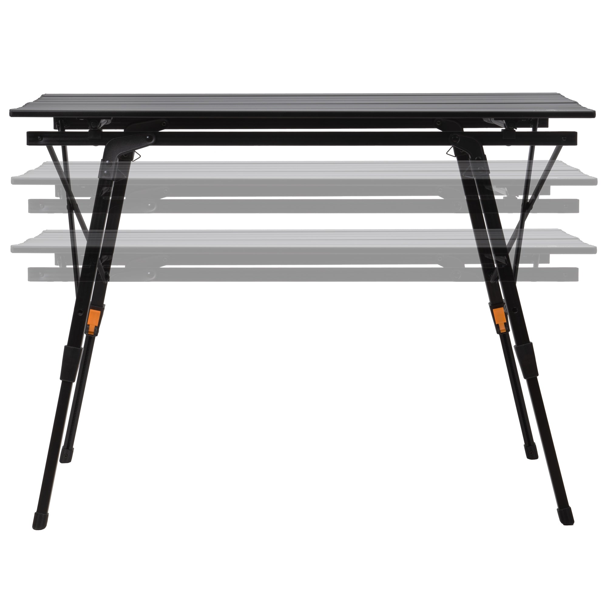 Camping table, 90.5 x 51.5 cm, foldable, height-adjustable