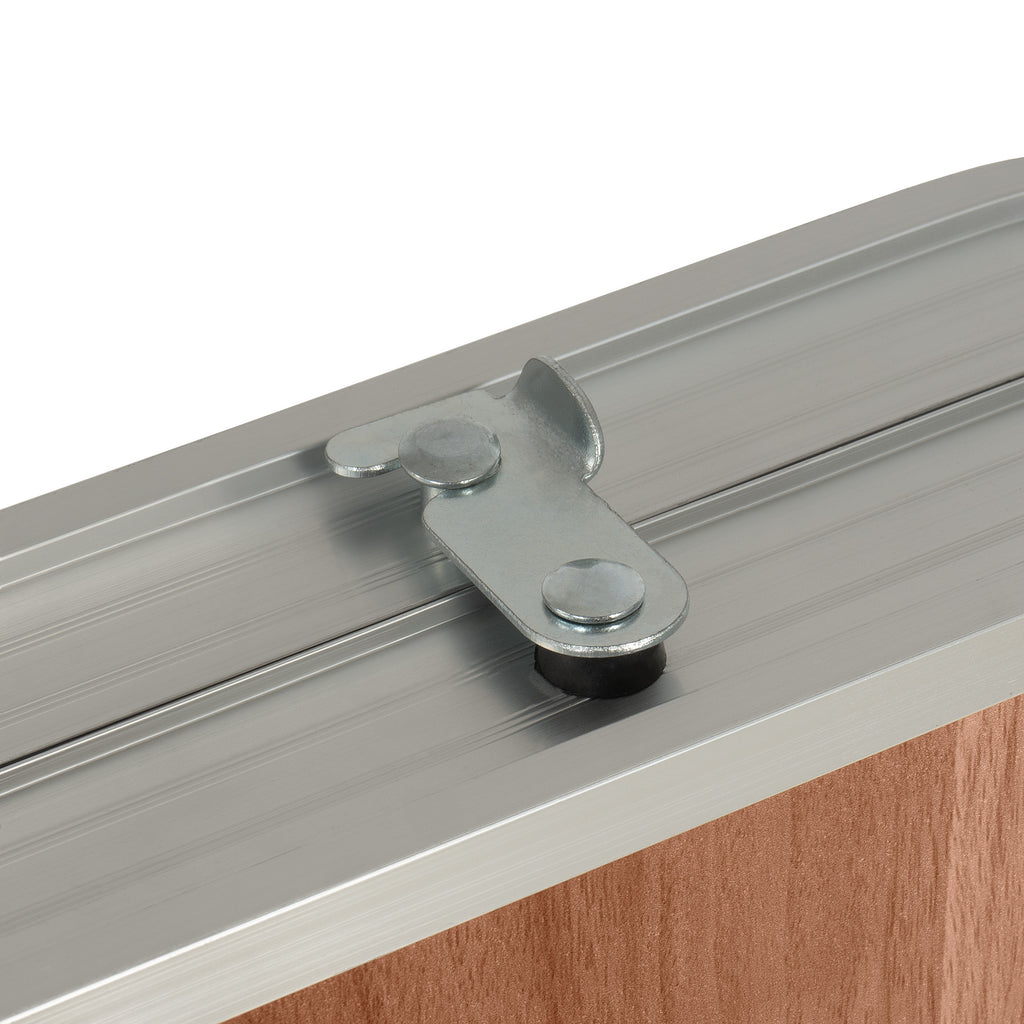 Camping table, aluminum, 120 x 60 cm, 6 people, foldable