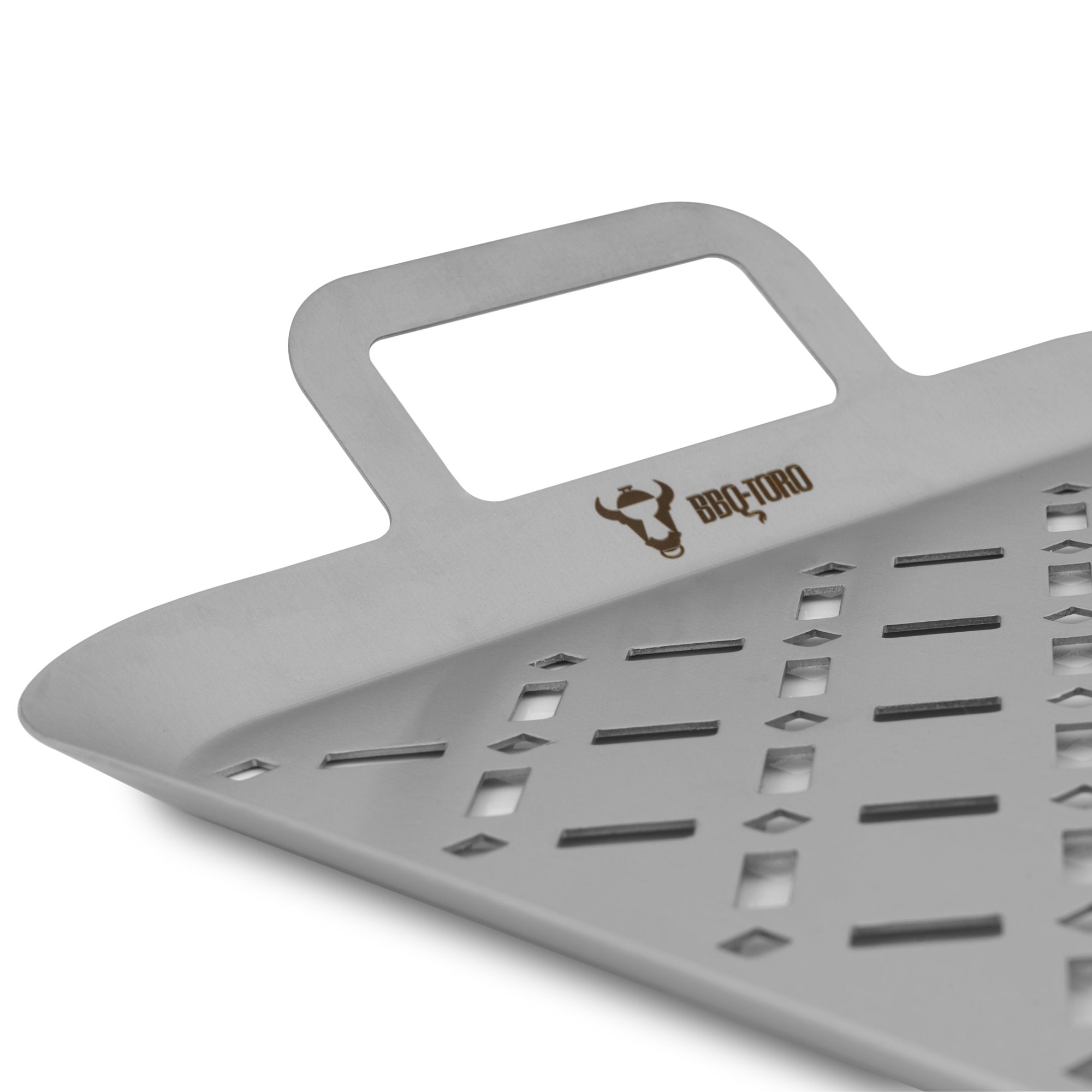 Grill tray, 44 x 26 x 4.5 cm, stainless steel