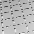 Grille de cuisson, 44 x 26 x 4,5 cm, acier inoxydable