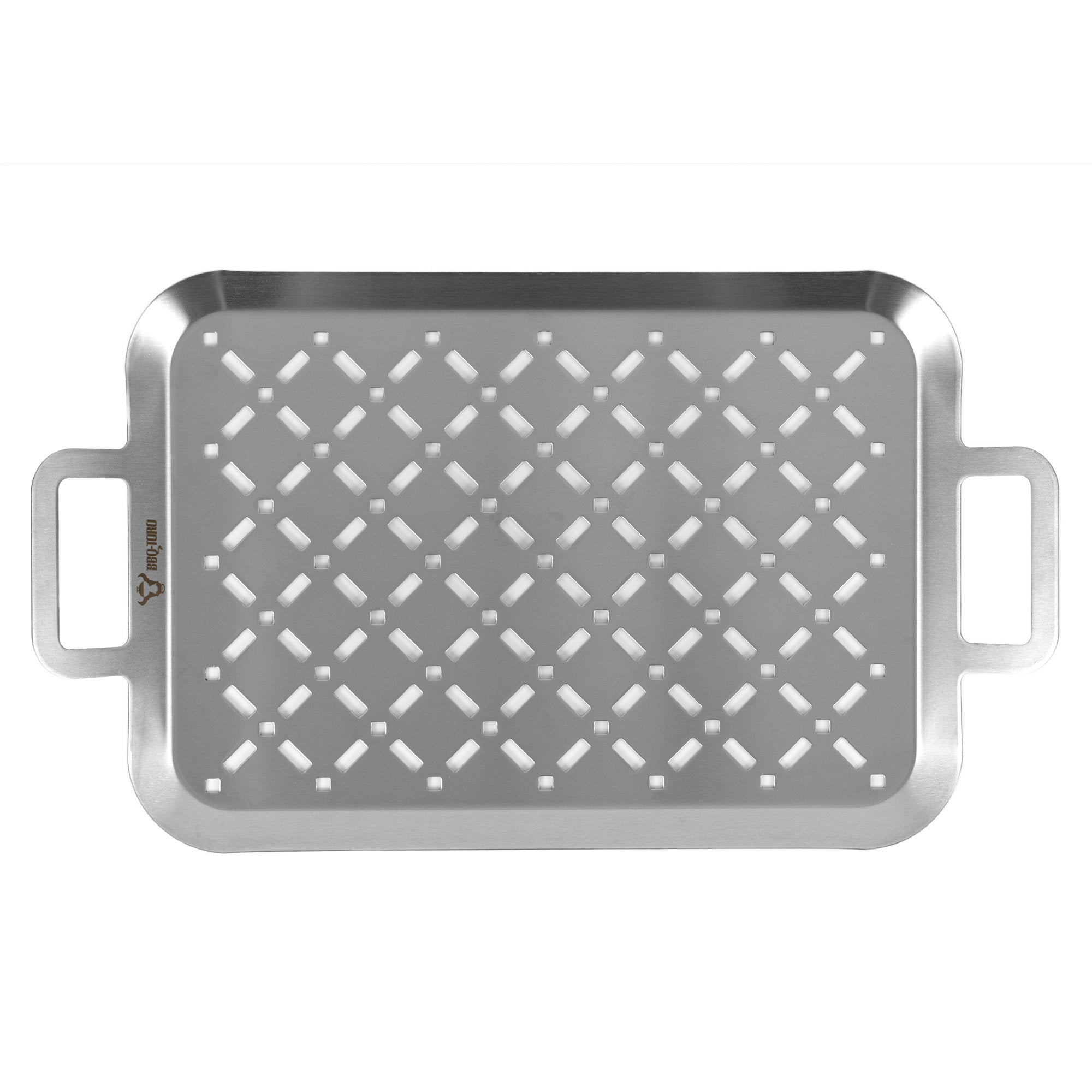 Grill tray, 44 x 26 x 4.5 cm, stainless steel
