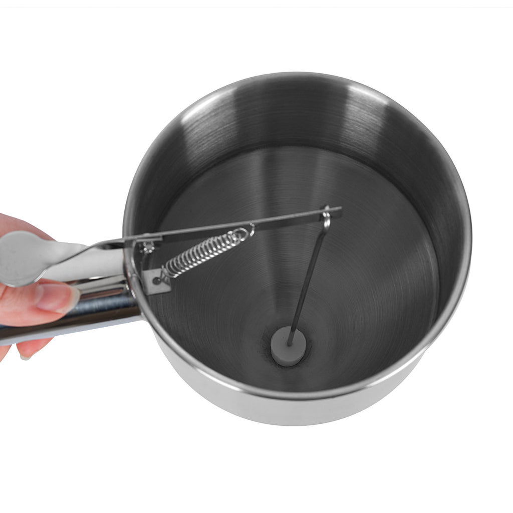 Dough portioner, stainless steel, outlet opening Ø 8 mm, incl. stand