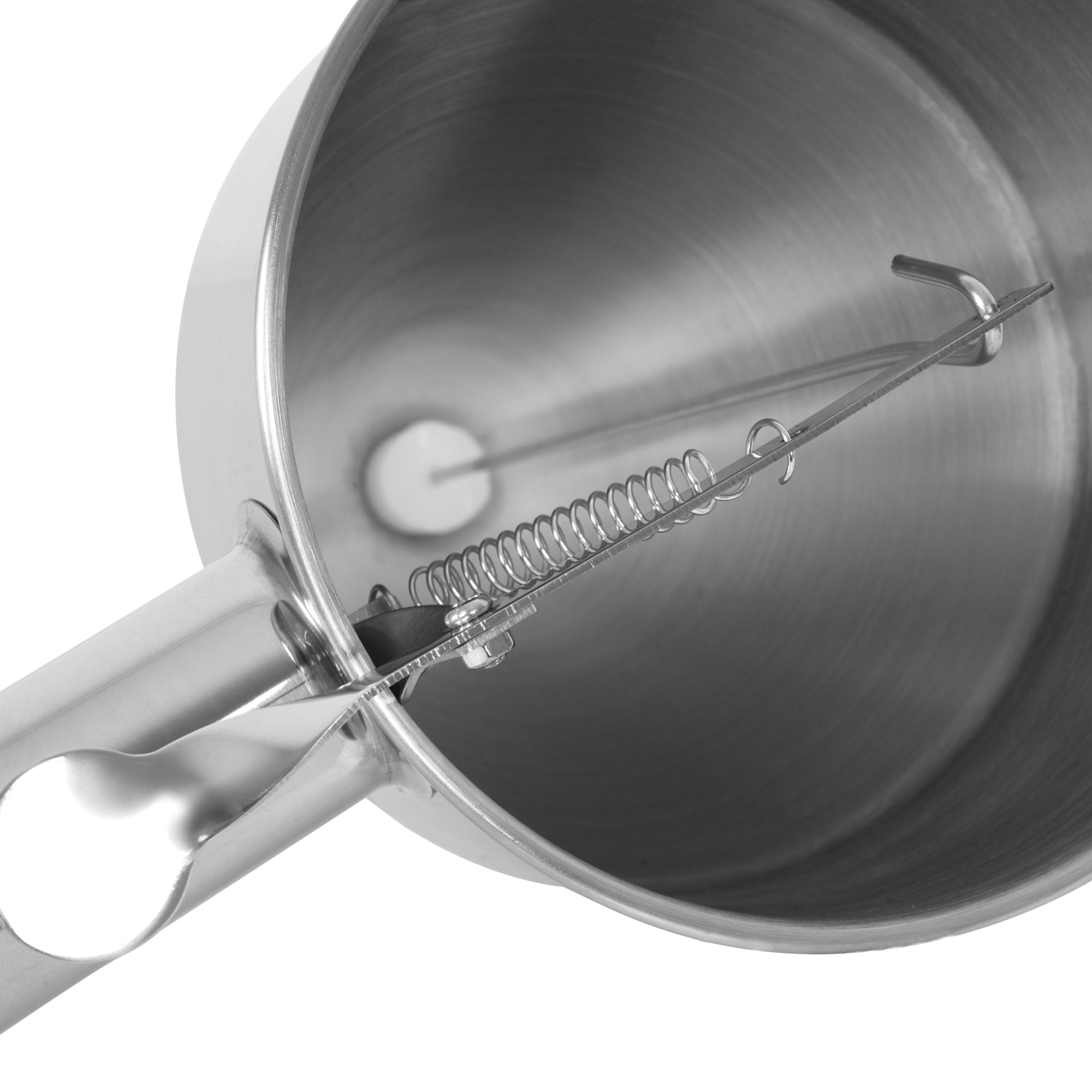 Dough portioner, stainless steel, outlet opening Ø 8 mm, incl. stand