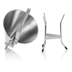 Doseur à pâte en acier inoxydable, diamètre d'ouverture Ø 3 mm - Ø 10 mm, support inclus