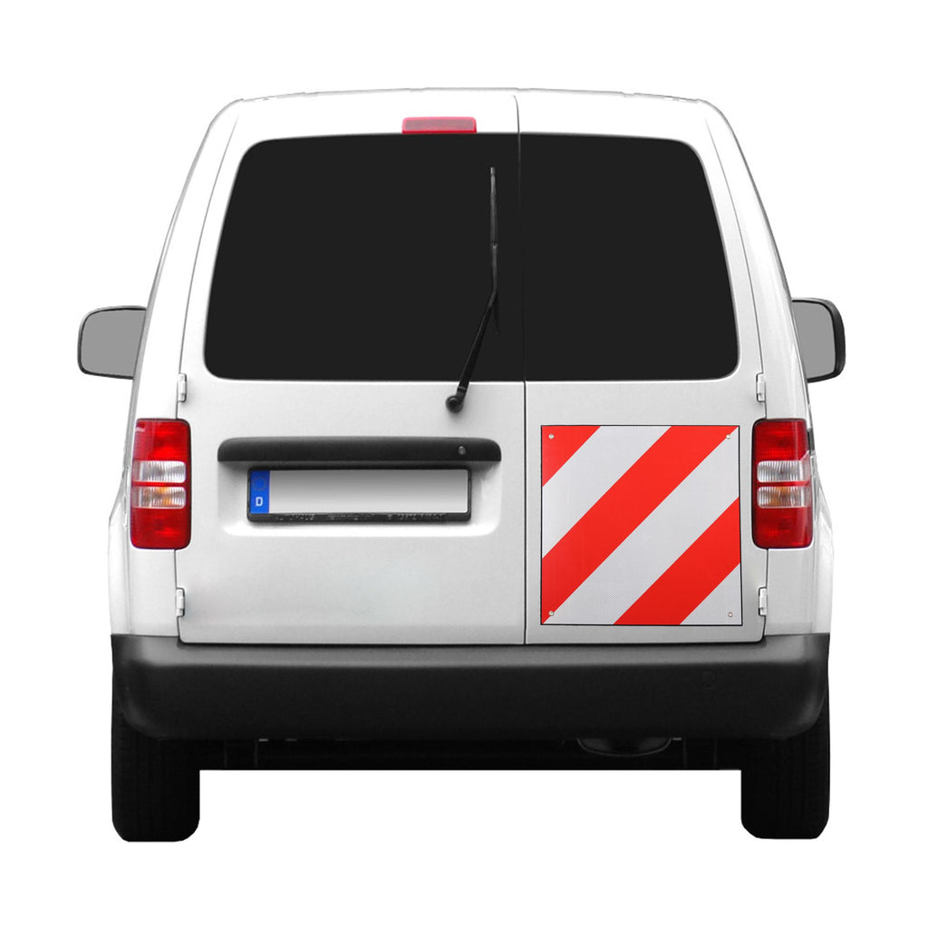 Panneau d'avertissement pour porte-vélos, en aluminium, pour l'Italie et l'Espagne