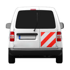 Warning sign for bicycle carriers, aluminium, for Italy &amp; Spain