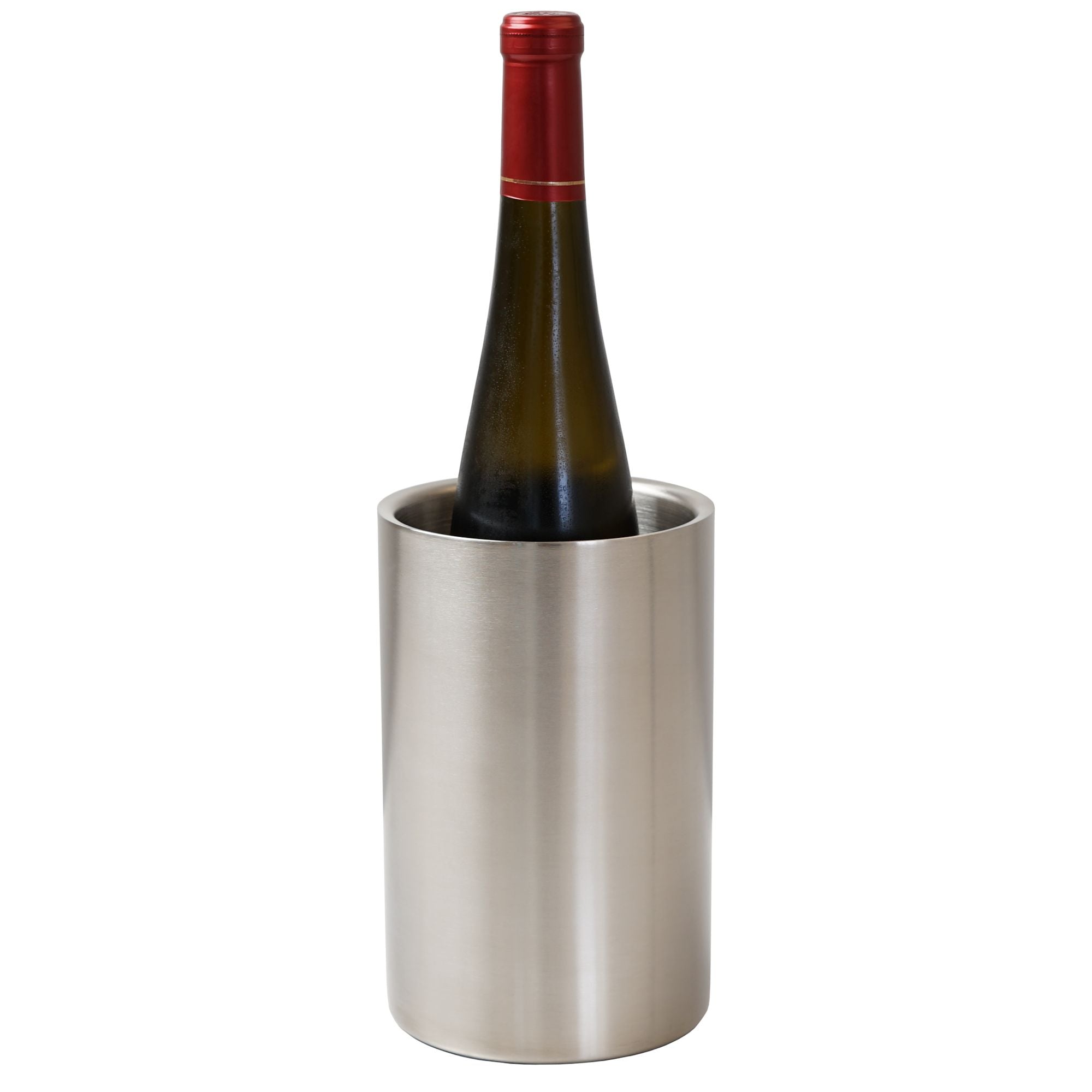 Refroidisseur à vin, Ø 12 x (H) 19 cm, acier inoxydable, double paroi