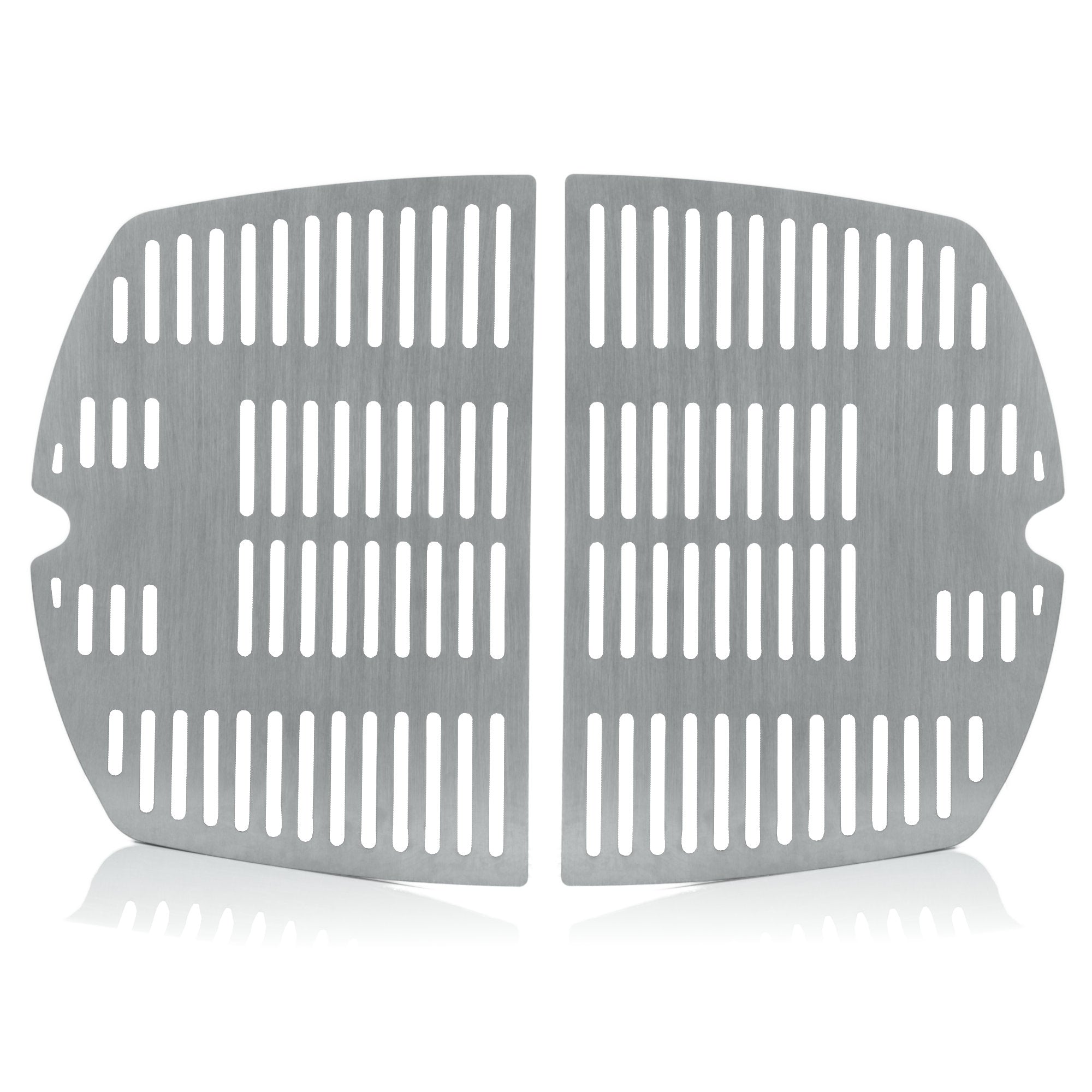 Grill grate, set of 2, stainless steel, suitable for Weber Q2000