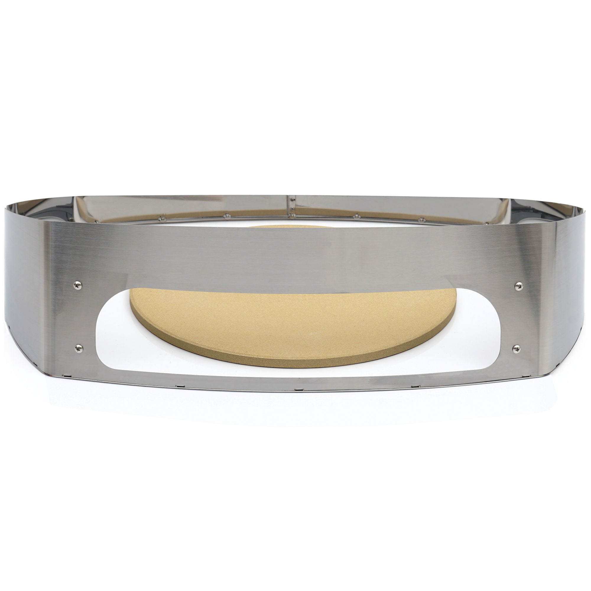 Pizza ring set, including rotisserie spit, motor and pizza element, for Weber series