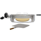 Ensemble pour four à pizza Weber, comprenant une broche, un moteur et un élément chauffant.