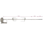 Jeu de brochettes pour vos barbecues Weber Genesis II séries 200 et 300