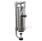 Poussoir à saucisses, 3 litres, acier inoxydable, avec support de table.