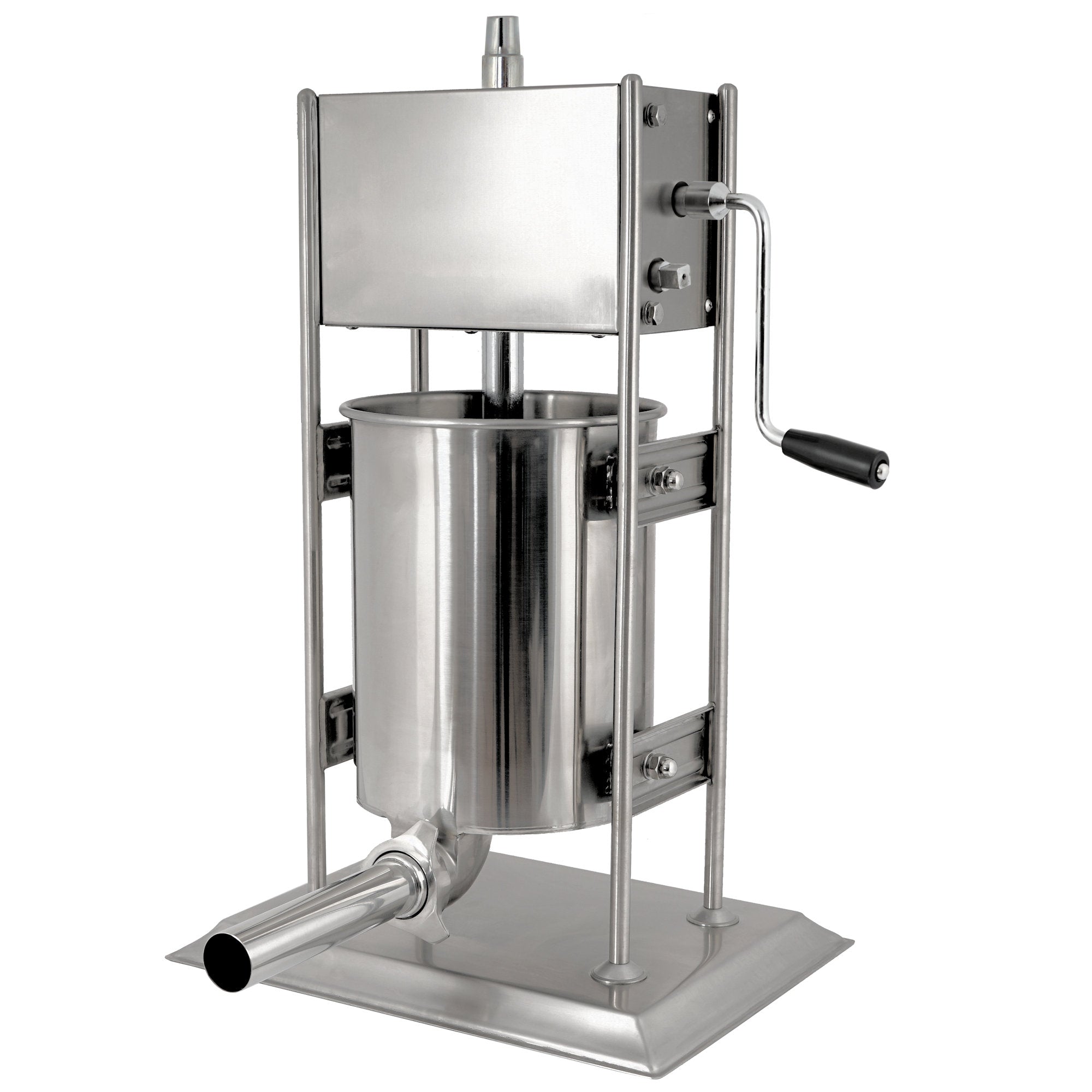 Sausage stuffer, 10 liters, stainless steel