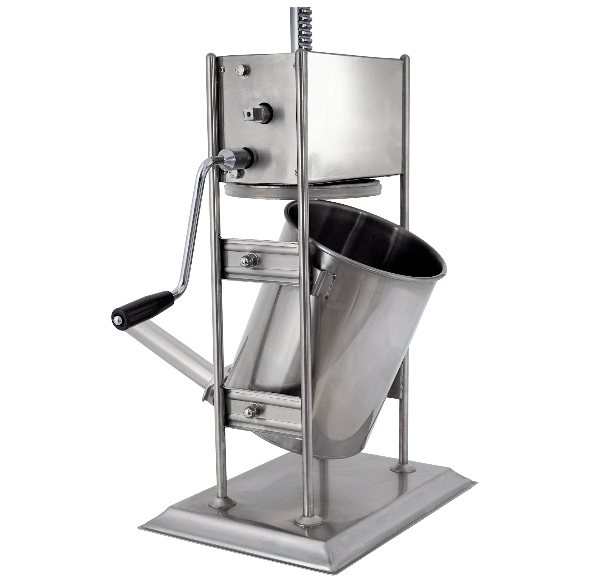 Sausage stuffer, 10 liters, stainless steel