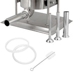 Poussoir à saucisses, 10 litres, acier inoxydable