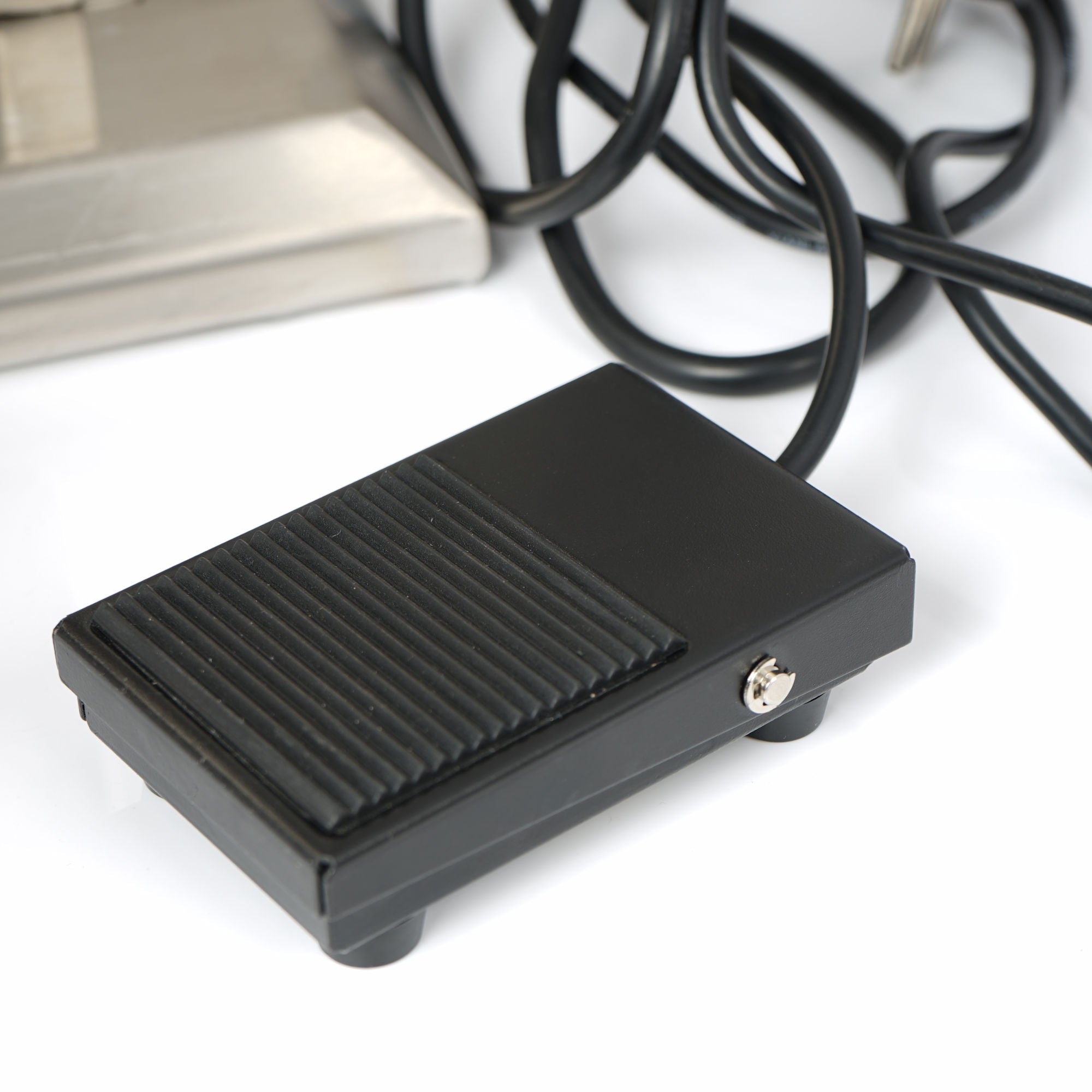 Electric sausage stuffer, 10 liters, stainless steel, including foot pedal operation and 4 stainless steel filling nozzles