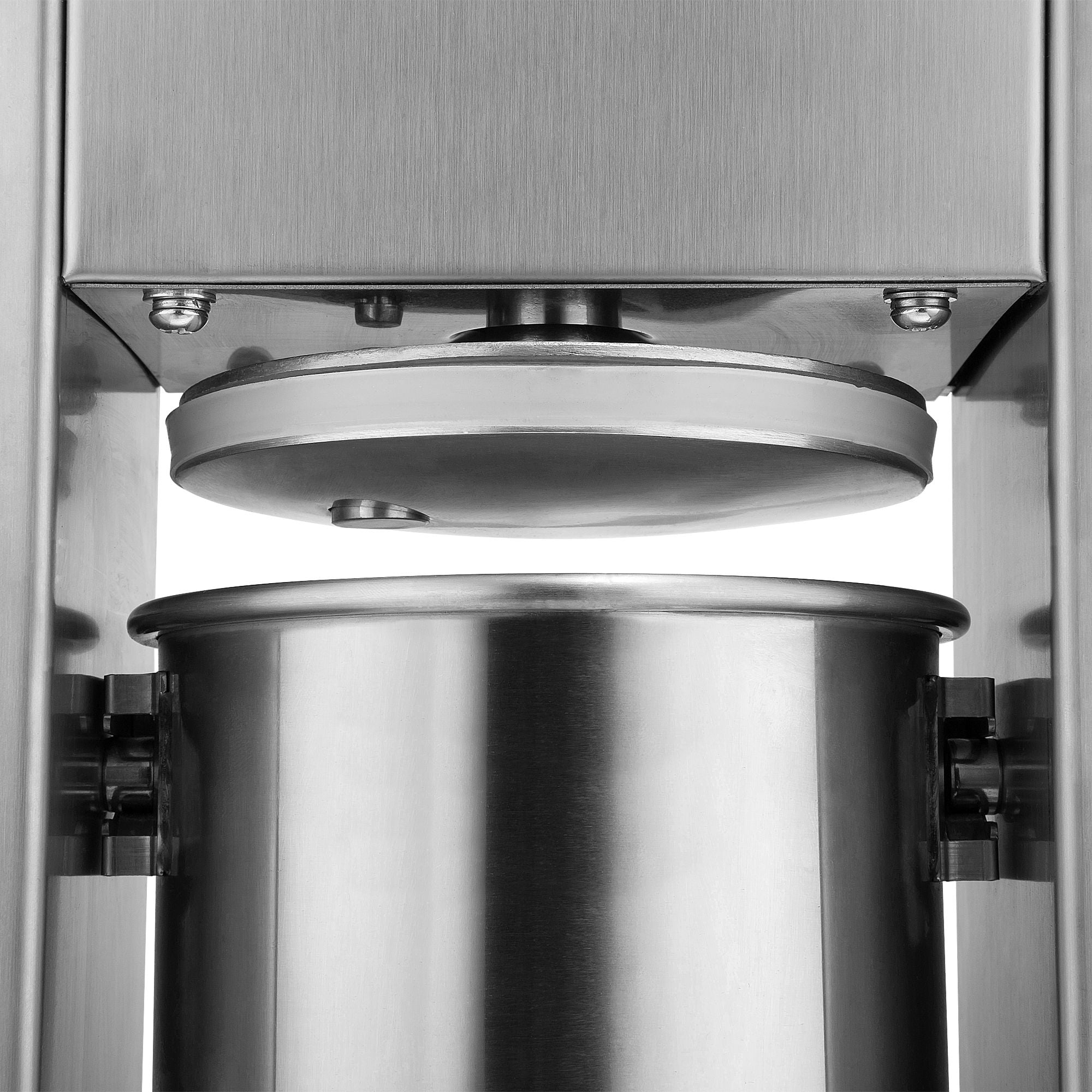 Sausage stuffer, 5 liters, stainless steel, including hand crank