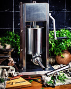 Poussoir à saucisses, 10 litres, acier inoxydable