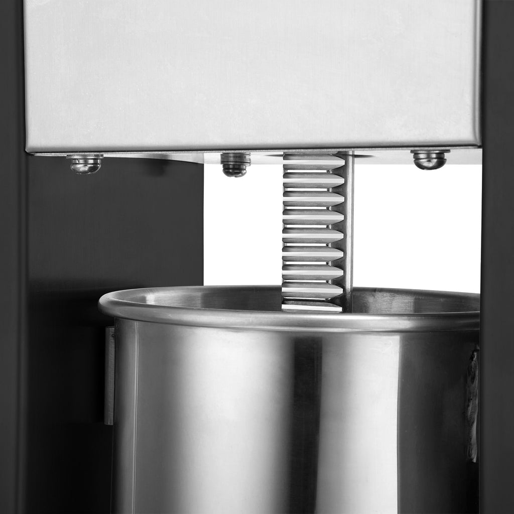 Poussoir à saucisses, 3 litres, acier inoxydable