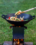 Poêle wok, Ø 35,5 cm, en fonte
