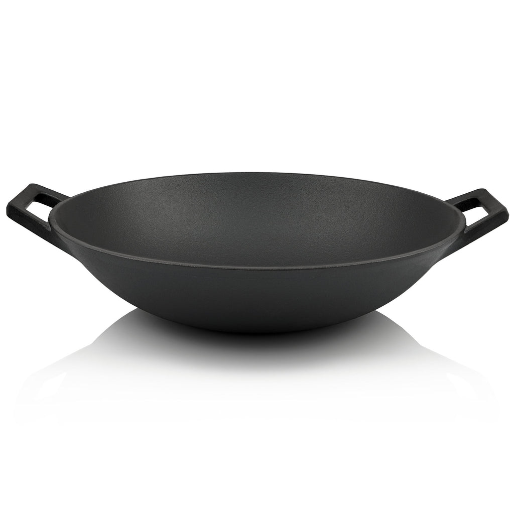 Poêle wok, Ø 35,5 cm, en fonte