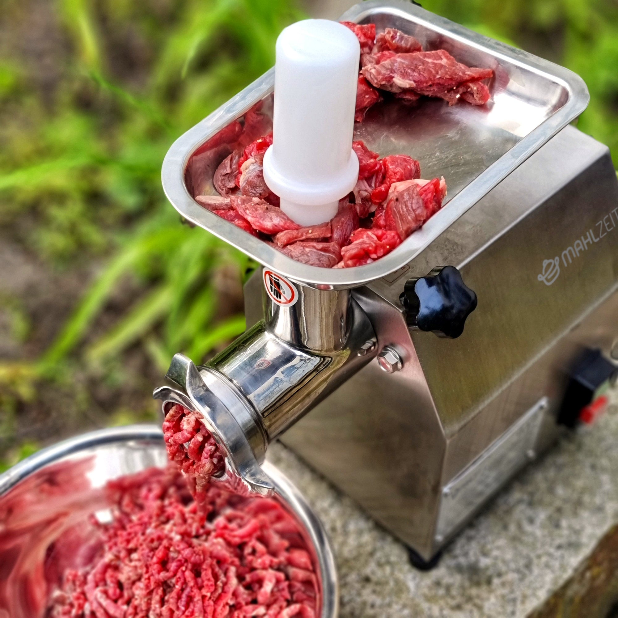 Electric meat grinder, stainless steel, 250W - 75kg/h