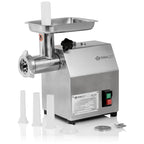 Hachoir à viande électrique, acier inoxydable, 250 W - 75 kg/h