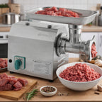 Hachoir à viande électrique, acier inoxydable, 750 W - 150 kg/h