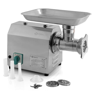 Fleischwolf, elektrisch, Edelstahl, 750W - 150kg/h