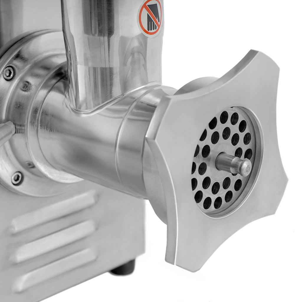 Electric meat grinder, stainless steel, 750W - 150kg/h