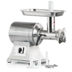 Hachoir à viande électrique, acier inoxydable, 650 W, 150 kg/h, avec accessoires pour poussoir à saucisses