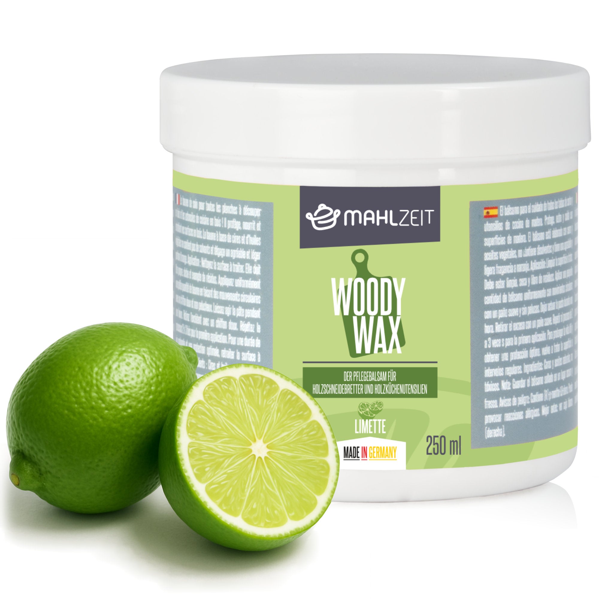 Wood care beeswax "WOODY WAX", for cutting boards, 250 ml, 100% natural