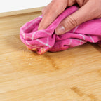 Wood care set "WOODY WAX" and "WOODY OIL" for cutting boards, lime scent