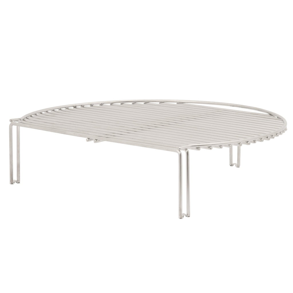 Grille de maintien au chaud en acier inoxydable, compatible avec les barbecues à bouilloire et les barbecues kamado de Ø 57 cm