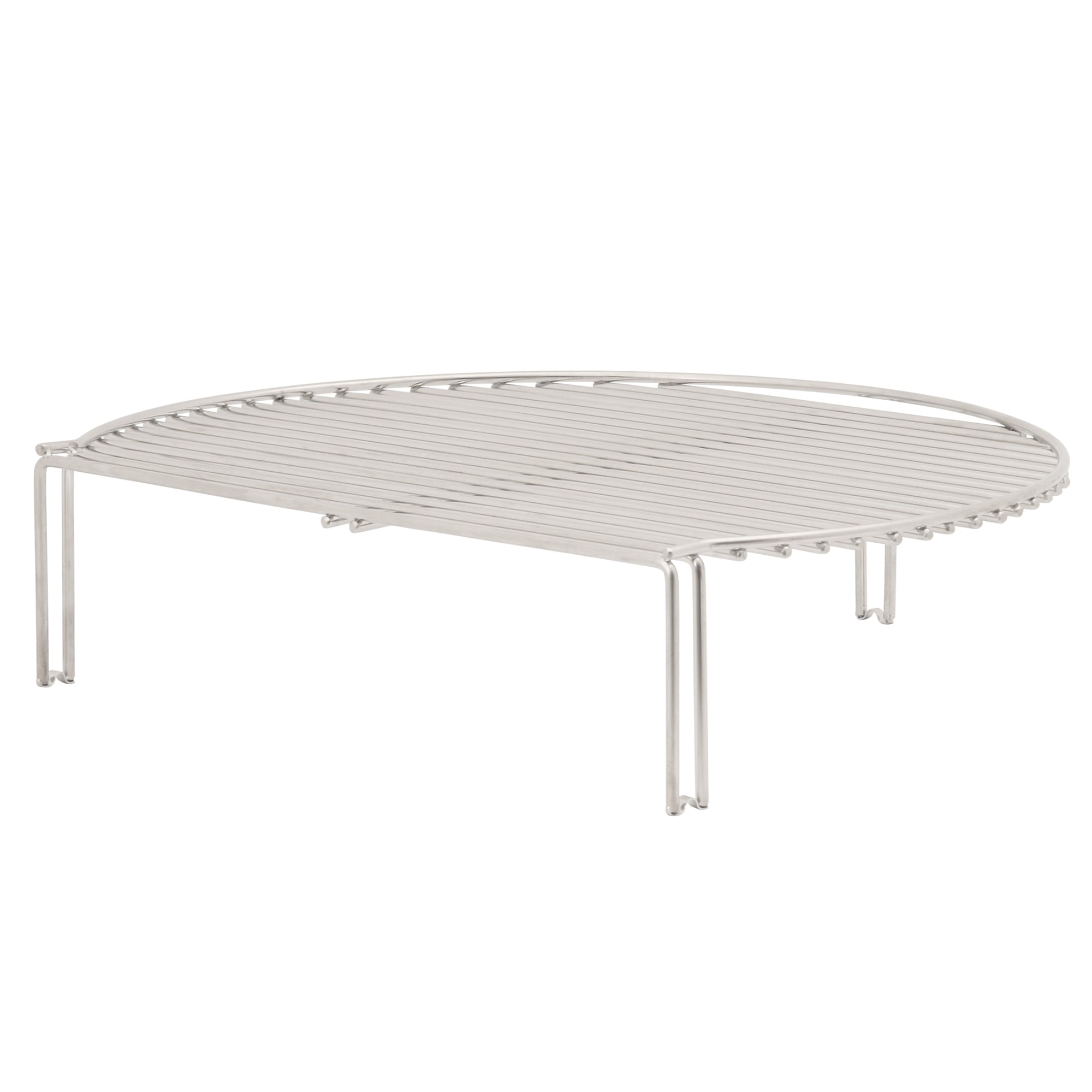 Grille de maintien au chaud en acier inoxydable, compatible avec les barbecues à bouilloire et les barbecues kamado de Ø 57 cm