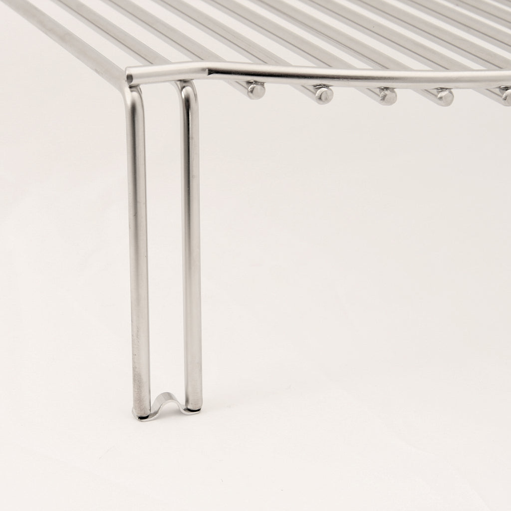 Grille de maintien au chaud en acier inoxydable, compatible avec les barbecues à bouilloire et les barbecues kamado de Ø 57 cm