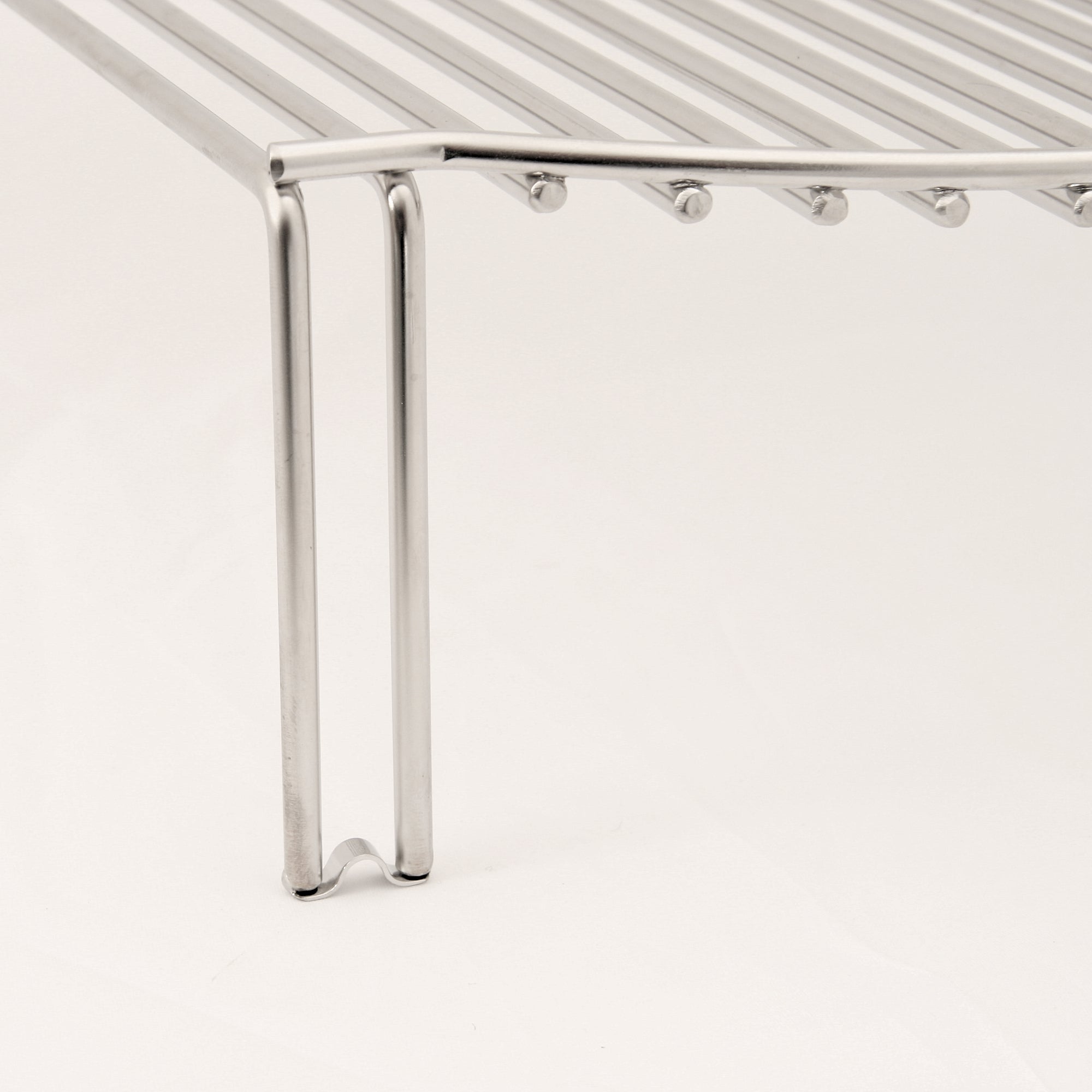 Grille de maintien au chaud en acier inoxydable, compatible avec les barbecues à bouilloire et les barbecues kamado de Ø 57 cm