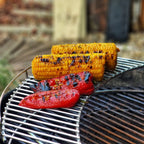 Grille de maintien au chaud en acier, compatible avec les barbecues à bouilloire et les barbecues kamado de Ø 57 cm